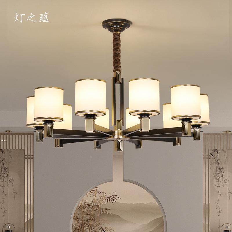 客新中式50660吊灯灯厅全铜灯具中国灯风现代简约餐厅卧室大气轻,玩具/童车/益智/积木/模型,垂直悬浮玩具,淘宝优惠券,粉丝福利购,淘宝优惠卷