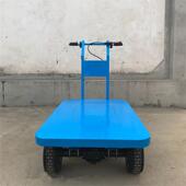 手扶式 轮拉平板车库仓周转拉货SNT四轮小推车货高载重四平板搬运