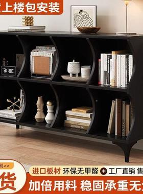 NKV简约现代书柜门厅柜收纳柜客厅柜储物餐格边柜柜内收纳创室意