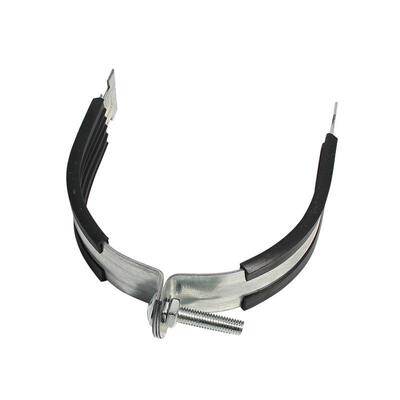 P型管镀锌卡抗震架配件带胶型皮P型55046管束C箍型支钢P抱管夹固