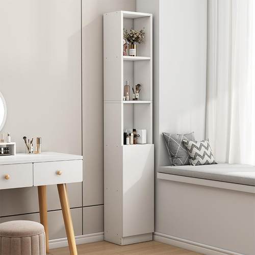 墙防尘书RXW置柜边夹缝立柜家用小书架带门收纳物柜落地客厅展窄