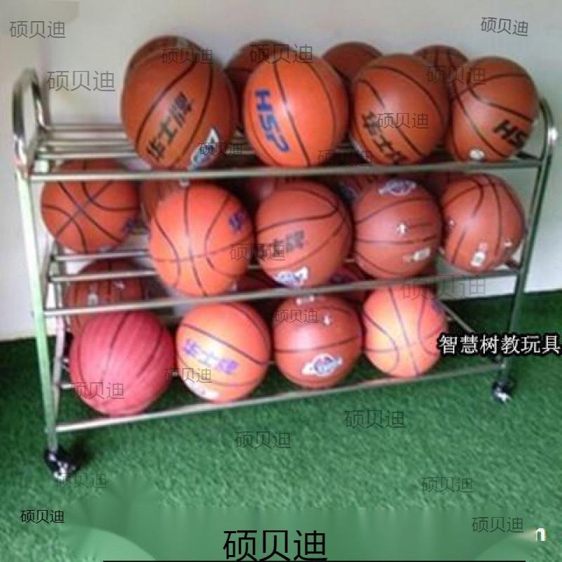 多置放便携式球篮球收体育纳筐大号足球移动学校卡层通GJM球筐车