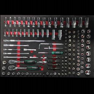 锈台斯厂直销工具车组39134家套３５２件铬钒钢汽修益五金工具柜