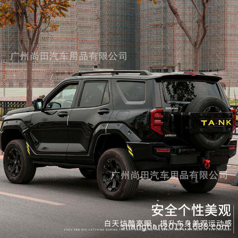 1617克400H4T后备胎TANK反光i贴反光改条尾标贴轮眉贴装车坦身贴