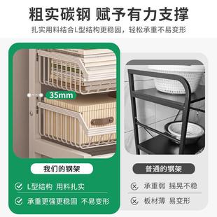 CTH轮可动书架置物架家用移客厅收纳架落多层带地小推车卧室简易