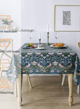 哥白林桌大布桌巾餐垫桌挂欧桌祺独幅花72487桌布式美桌布防提水