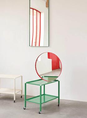 丹麦HAYA全RCSMIR品ROR新形jz-11镜身穿衣镜圆形镜子上墙装饰弧镜