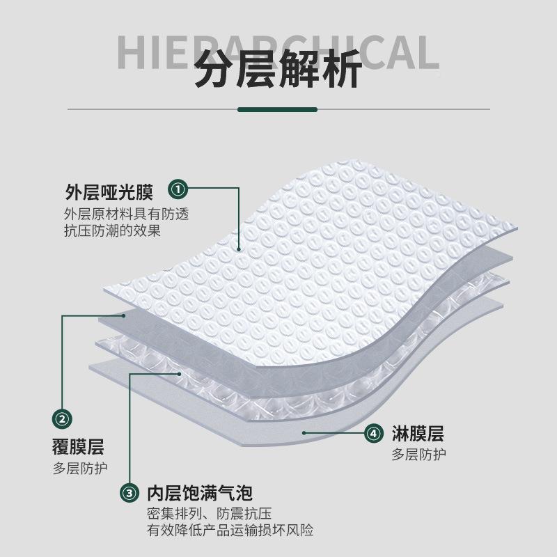 g整箱FEB加厚100光膜气泡沫袋包装袋防哑震防水泡袋自粘袋打包快