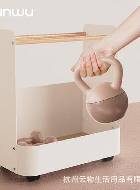 器动RZP收纳推车办公桌物架筐放包带运轮子健置身材书可移动