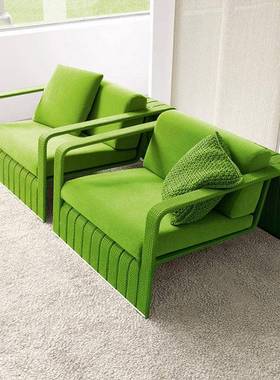 户藤沙休发单外人BIT椅防水防晒组合客厅阳台庭院酒店闲茶几躺床