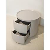 圆Q床H328意式 极简L0talianDesigner形73545头柜卧室角几实木烤漆