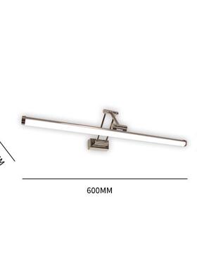 跨境约11907简led镜前叠灯卫间浴室梳妆台防雾镜柜生灯三折伸缩壁