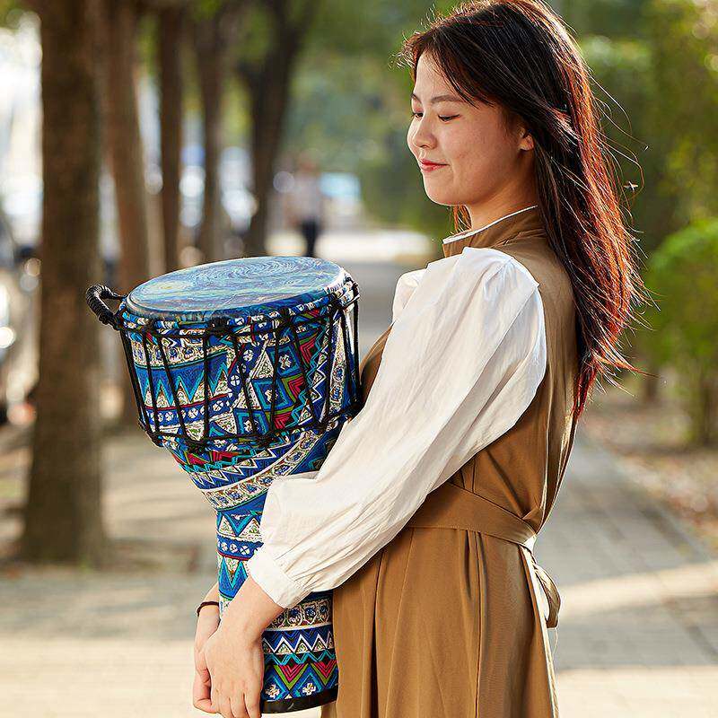 非洲鼓中小学生初学10寸8寸打击乐器非洲手鼓云南丽江手鼓