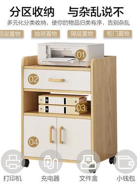 办公室面件ZMG文柜矮柜办公柜推桌车移动整理收纳柜子抽屉柜文件
