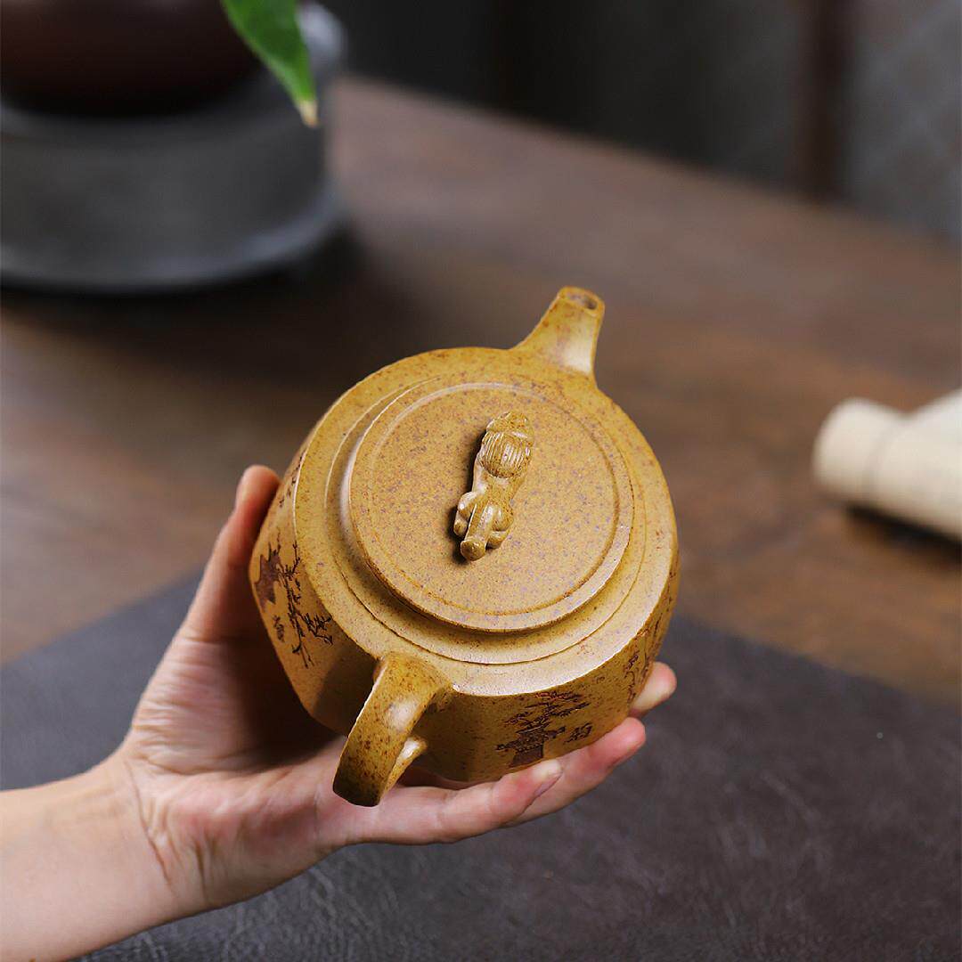 祥矿瑞八方宜兴紫砂壶段原高50943温泥古法烧制精美紫砂茶壶产地