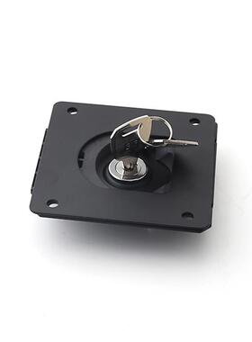 空箱伸舌扣弹锁航金属箱LSV锁木箱黑色开簧关锁