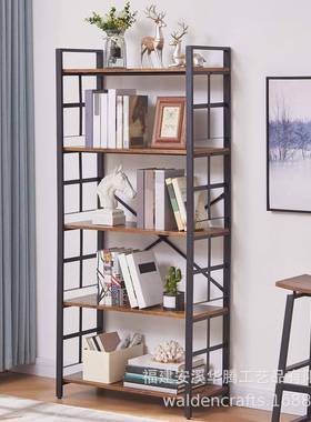 铁艺书落地约置物架客厅办公室简式陈列展70734示架意简易收纳架