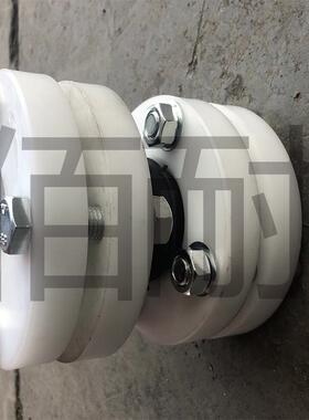 塑料法兰法可曲挠胶接头PP橡胶软连橡接避震喉兰软LKO头接厂家