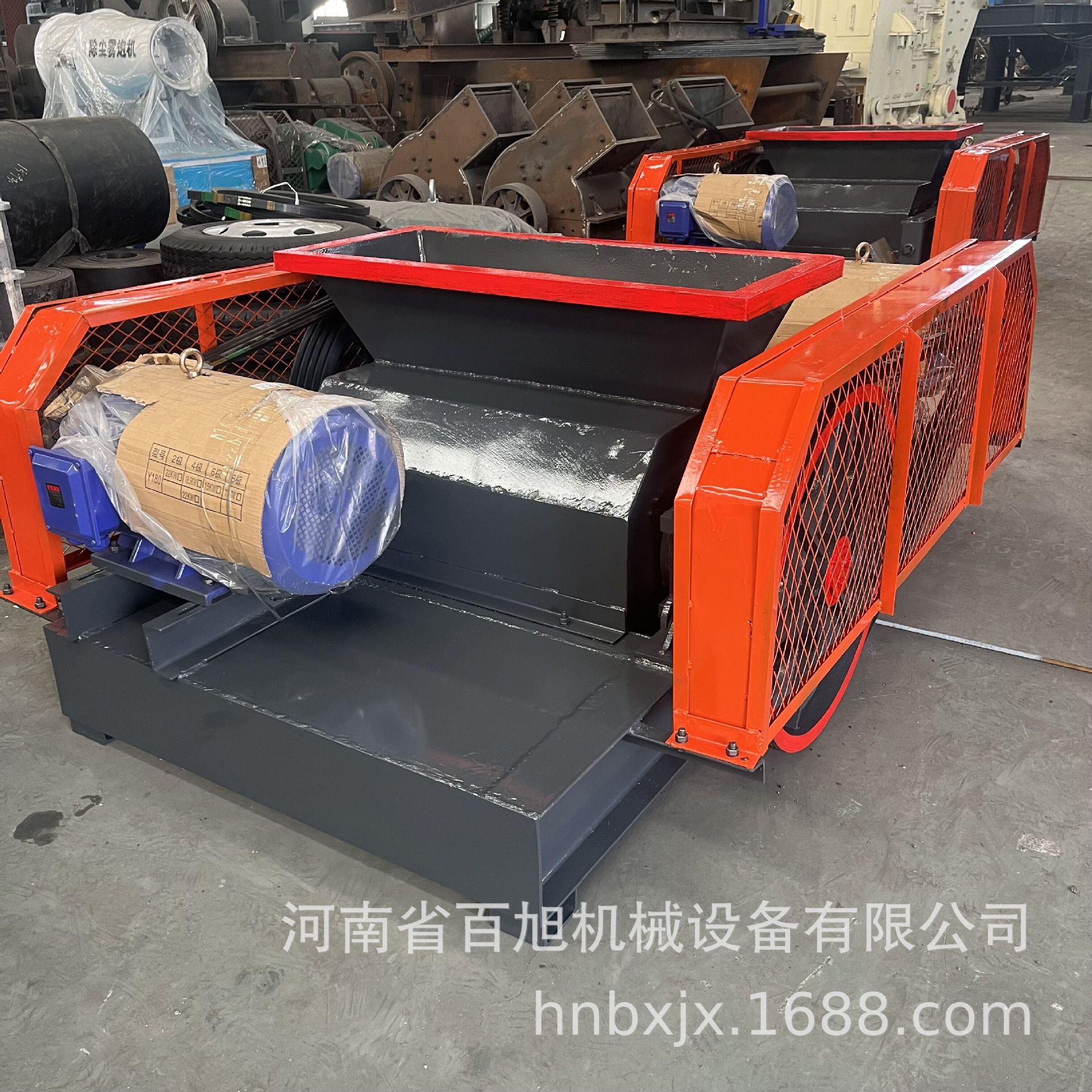 双齿辊对辊式石料煤炭制砂机