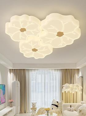 全光谱护眼奶油风客吸顶餐现代简约主卧室吊厅温馨设计感90987厅