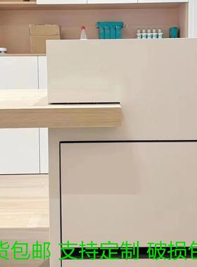 水晶蓝岩板岛台餐桌一体家用轻约现QBB代房简厨台面翠绿色岩板奢