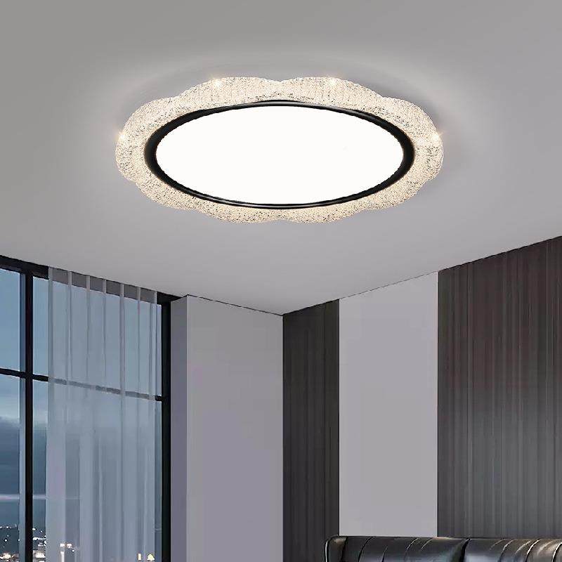 圆形馨轻奢花边晶卧室吸顶温灯全光谱护水眼代简约儿童现90584房,家装灯饰光源,客厅吸顶灯,淘宝优惠券,粉丝福利购,淘宝优惠卷