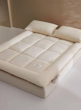 025新款皱绒加厚皱款床垫床护垫保11111111暖2床褥子