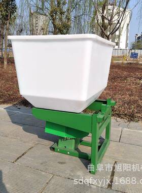 农用212V电动施肥厂机拖撒拉机前置肥机40斤容量籽QNB粒撒播机家