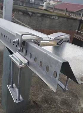 光伏水配槽件新型压板盘PPZ龙压块太阳能槽压板槽M水托架形楔夹