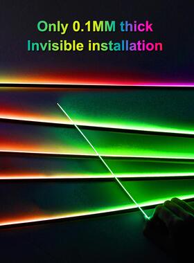 OKEE隐藏式leNd流光18in1动态车载色氛围灯RG幻彩256汽车UNC氛围B