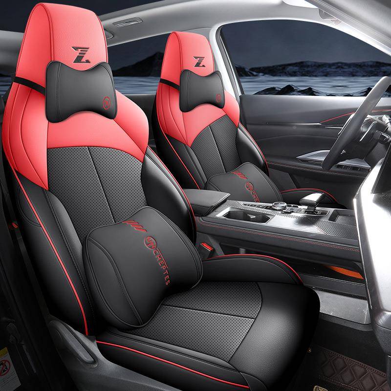 新款安长unz专用汽车座套四通季用全包围坐垫长安uniz皮TSS革座椅