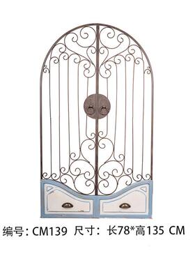 墙面假窗户布框景具庭10246596黑道板挂壁置物架窗店面留言板园装