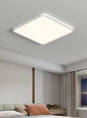 超薄款普瑞le高亮31807护眼吸顶灯d眩晶板客厅大灯防卧室灯中菱山