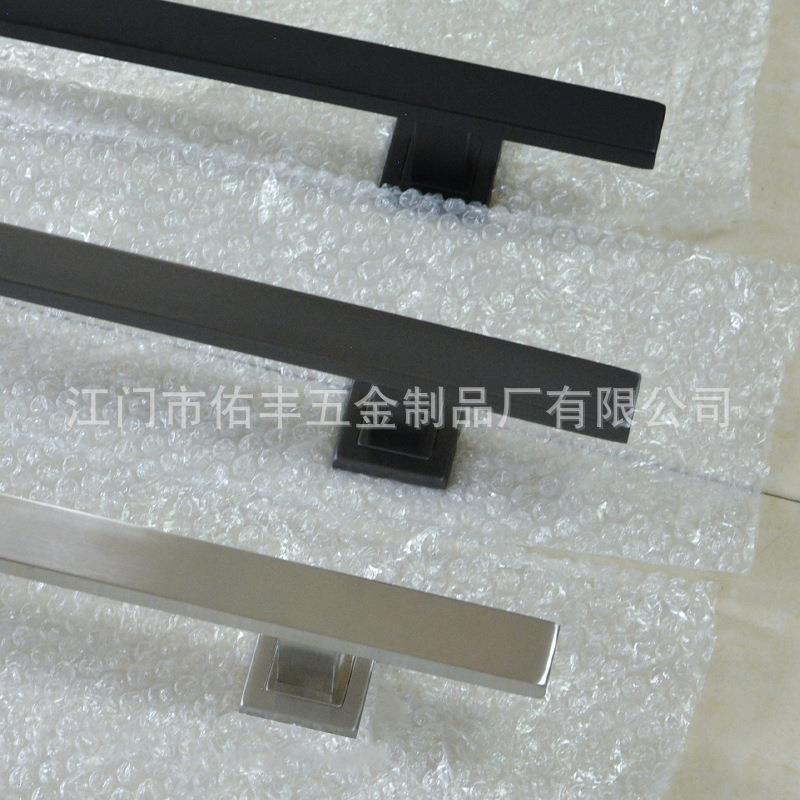 不锈钢方管单支方大JSW木门门拉手四方盖四管加长大拉手