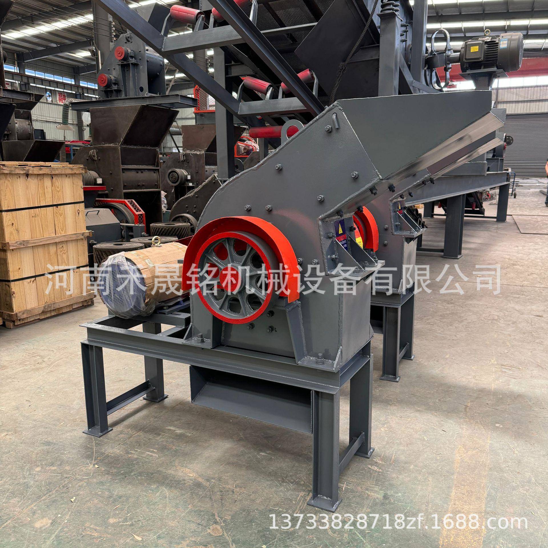 WDC供移动式碎石机河卵石直锤式制锤砂机云石锤式白破碎机