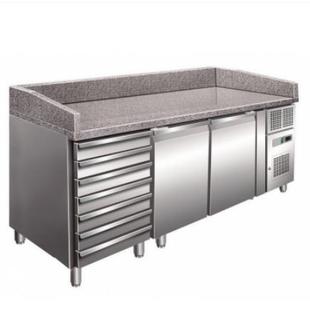 上豪利2石工艺披萨操作大台商用厨房设备理台面披萨海台