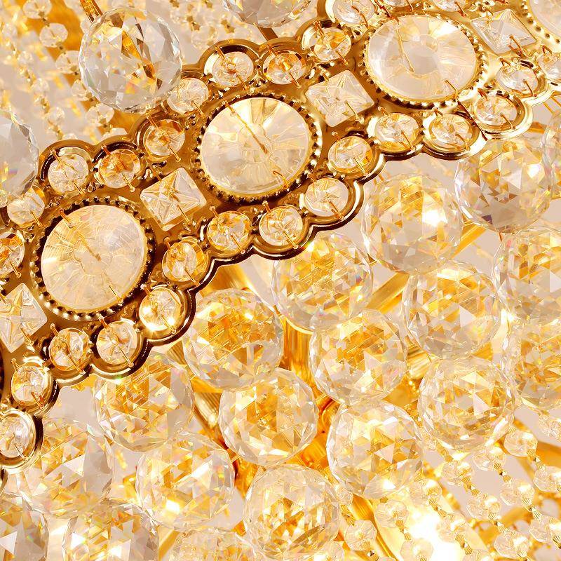 复式客厅吊灯中楼别墅厅楼大359吊客灯酒店工程水晶灯豪楼华大厅