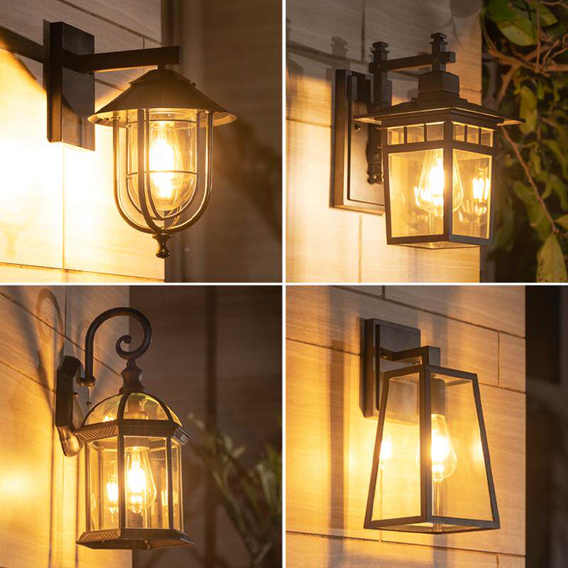 别墅户外壁001灯新中外式大门柱子外庭院阳墙室台屋檐复古壁挂灯