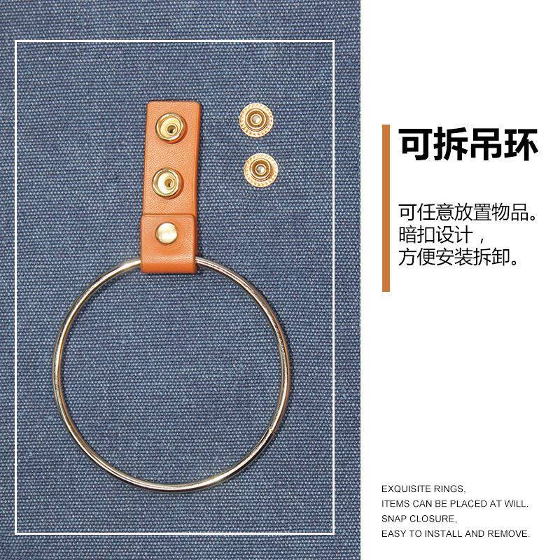 发型师男调酒师0209厅女花艺手餐工牛仔工服作背带牛仔围定制裙lo