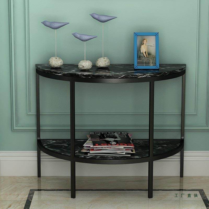 简约现代铁艺双层弧半圆玄关入户门厅柜走廊景形台玄关桌酒店ECT,鲜花速递/花卉仿真/绿植园艺,其它园艺用品,淘宝优惠券,粉丝福利购,淘宝优惠卷