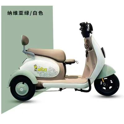 新款电动三年轮车ELJ小型女士家日常接送孩用子老人代步动车三轮