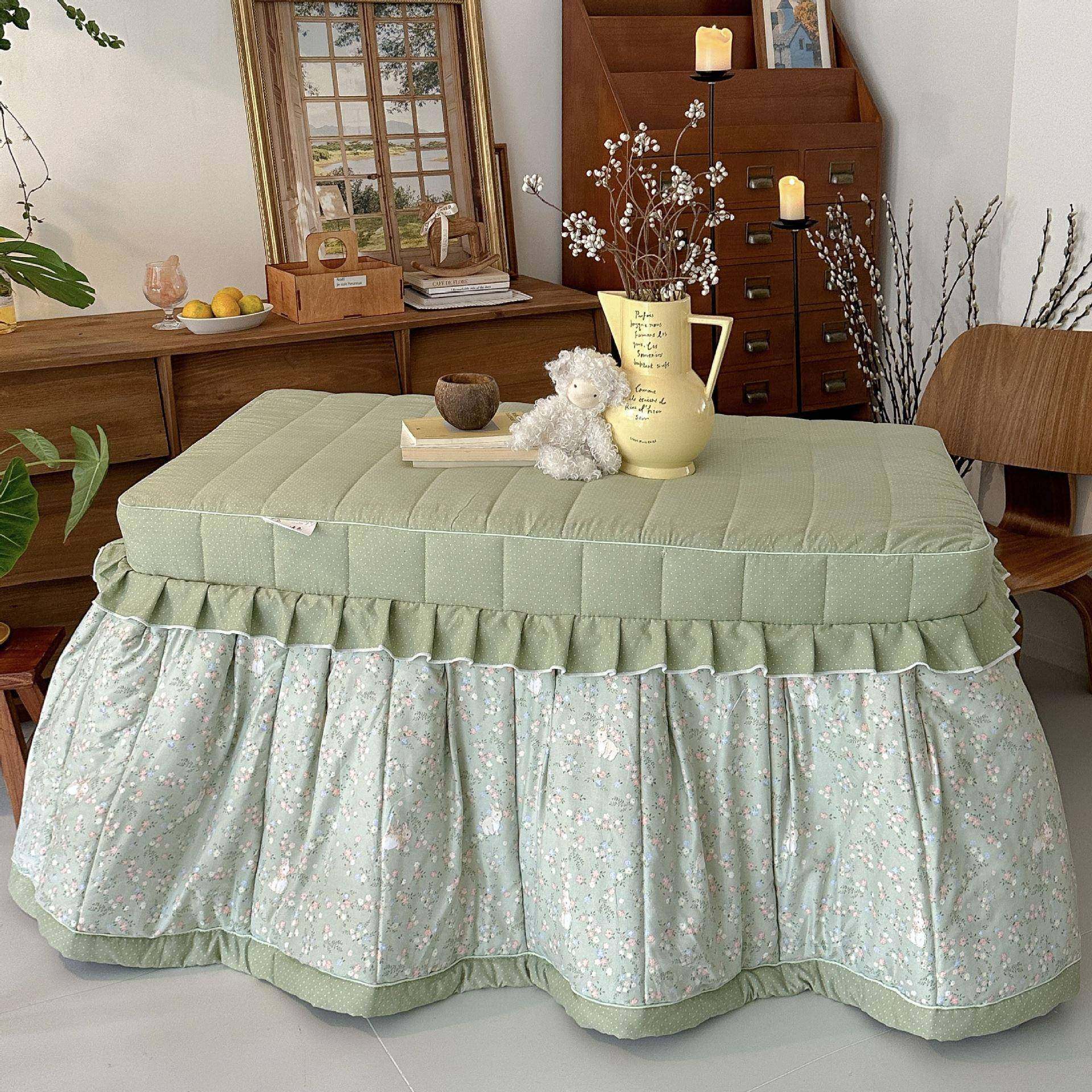 新款L9984939加烤火罩烤火被子桌罩厚套几电暖桌套被罩可茶拆卸取