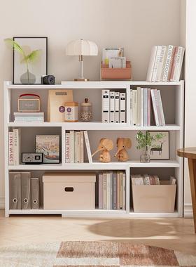 柜工厂直地营简易书架可缩置物架收伸纳柜子36822多层格子落书柜