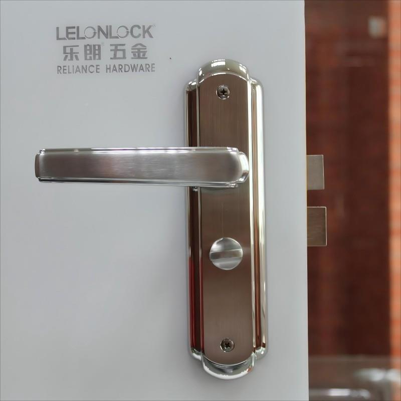 304单不锈钢锁面RPS-05-0板锁门锁欧式舌房间室内通型用执手锁家