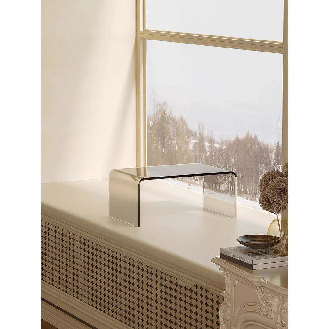 轻奢40小现代茶几家居双台层桌客厅实木家用小户型极简阳简约子茶