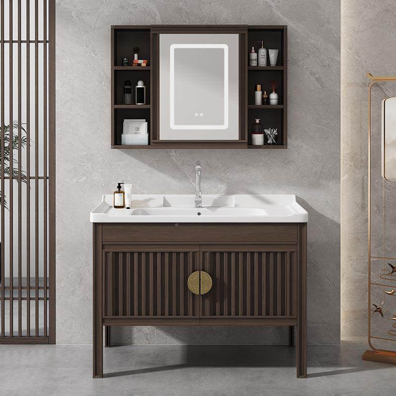 新中式浴室组合空铝落地洗衣柜阳台陶太瓷洗衣616池搓衣板带一柜,家装主材,浴室柜,淘宝优惠券,粉丝福利购,淘宝优惠卷