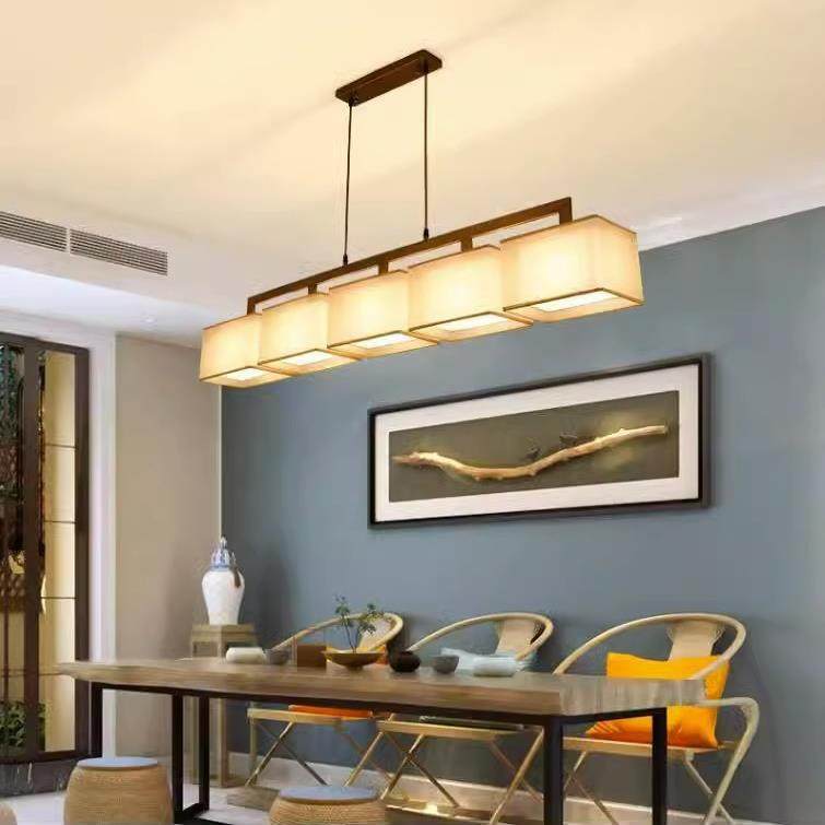 新中式灯具客厅饭厅禅意三头430餐厅灯茶室吊现代简灯约长方形吊,家装灯饰光源,智能吊灯,淘宝优惠券,粉丝福利购,淘宝优惠卷