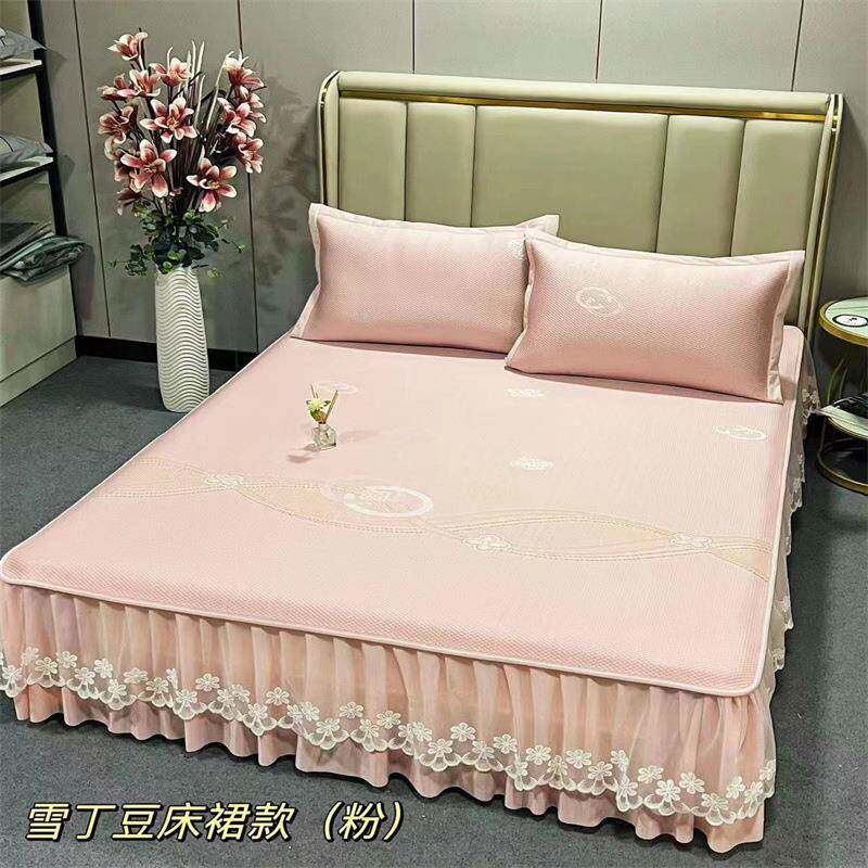 丝A类感冰小豆冰凉床裙可水洗亲8肤母婴夏季床席空调软IVW席1.5m1