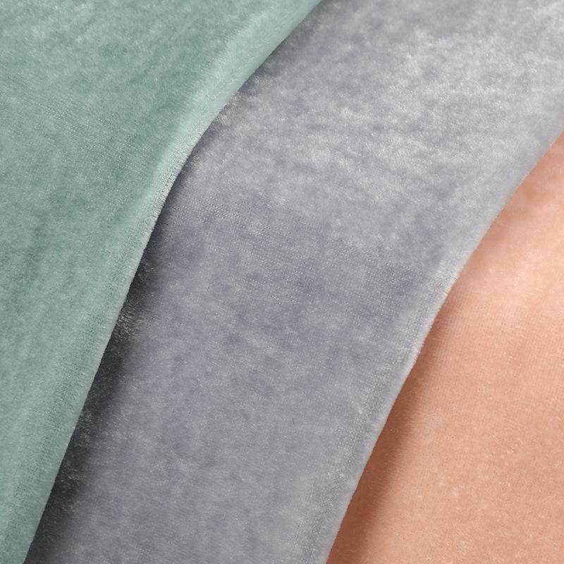 1仿70g锦绒无丝绒面FRM料真丝丝绒弹面家料旗袍礼服纺金丝绒面料