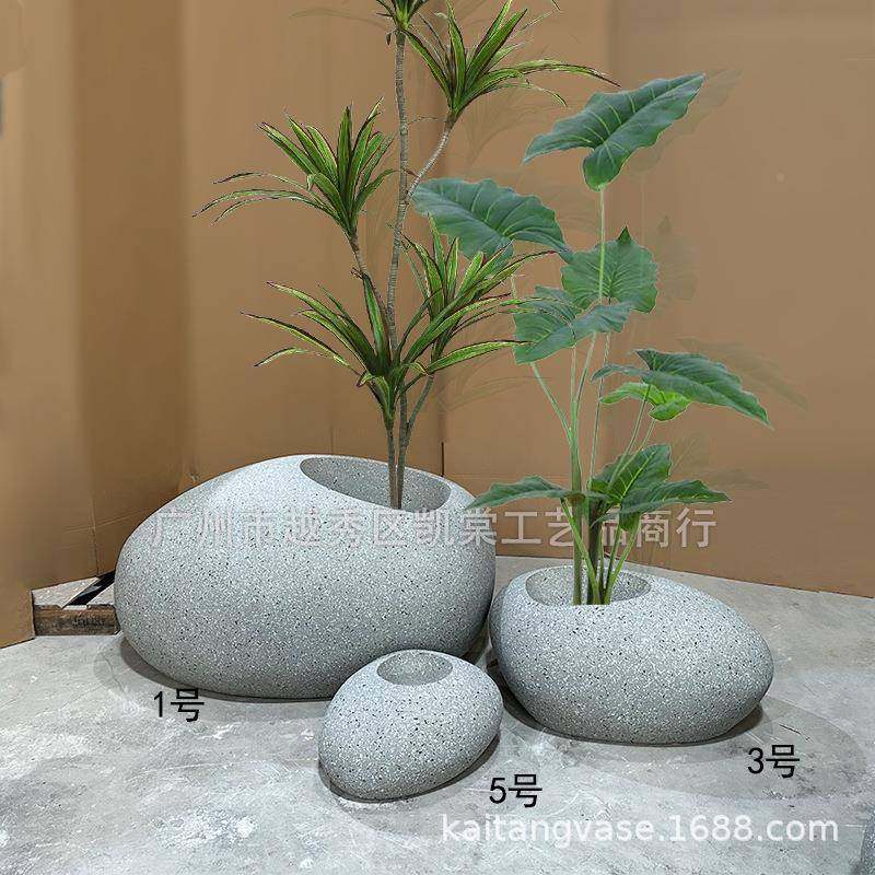 创意不规则奇石型鹅卵JY03061场石玻璃钢盆商花展厅芦苇盆装景饰,家居饰品,花盆,淘宝优惠券,粉丝福利购,淘宝优惠卷